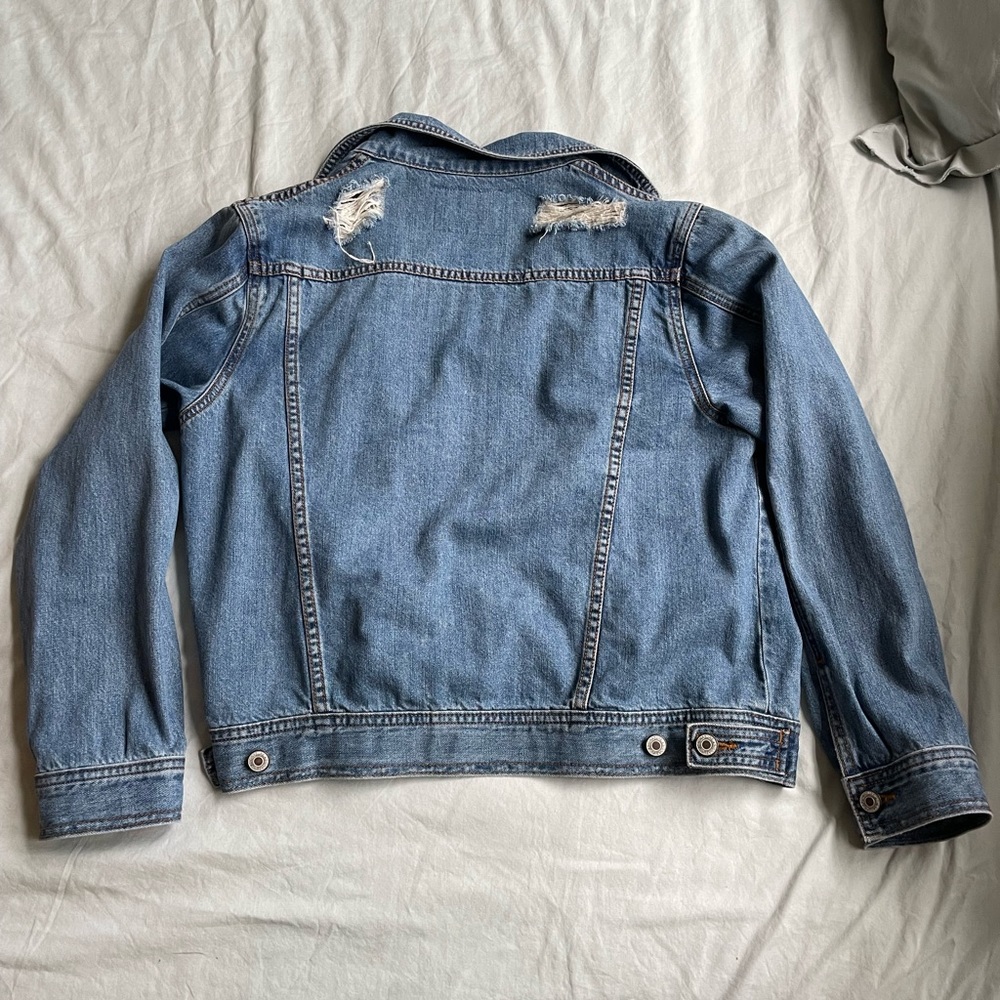 Distressed Denim Jacket - Picture 2 of 2